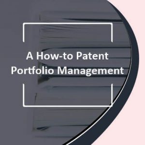 A How-to Patent Portfolio Management